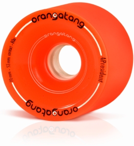 Orangatang 4 President Orange 70mm Longboard Wheels