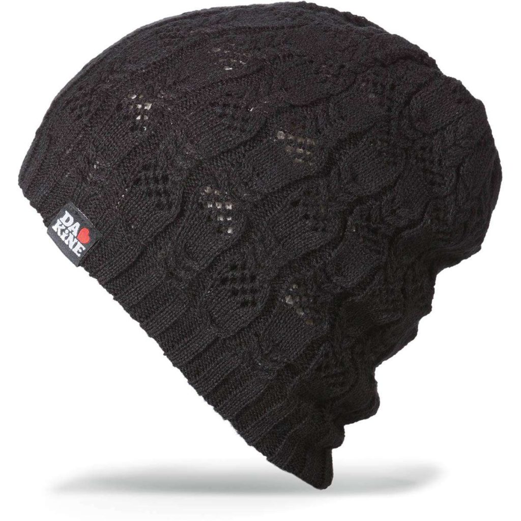 Dakine Women's Mia Beanie – Chunky Cable Knit, Fleece Lined, With Pom Pom, Cozy Winter Hat