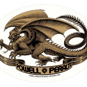 Powell Peralta Oval Dragon Sticker