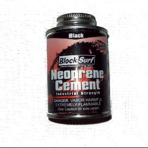 Black Neoprene Wetsuit Cement