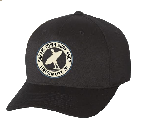 Safari Town Surf Shop Flexfit Hats