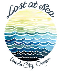 Lost at Sea in Lincoln City Sticker
