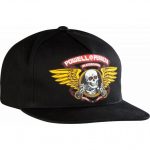 Powell Peralta Winged Ripper Snap Back Cap Black