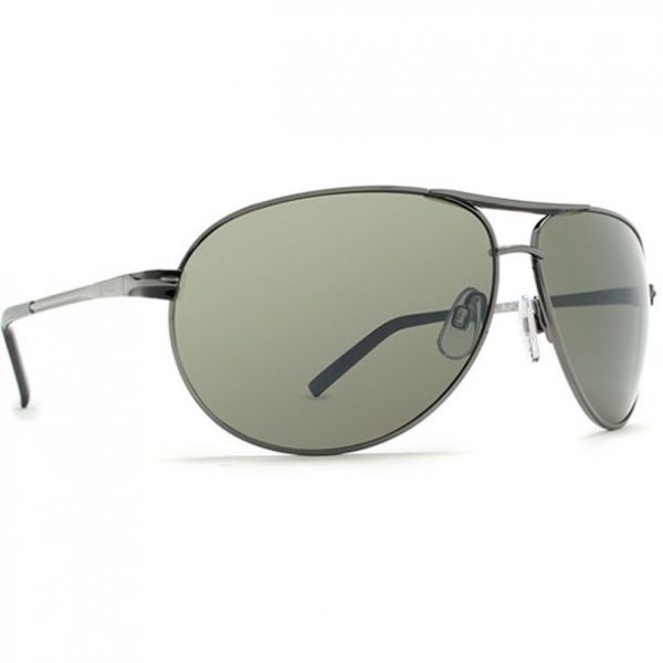 Dot Dash Buford T Charcoal Grey Chrome Sunglasses