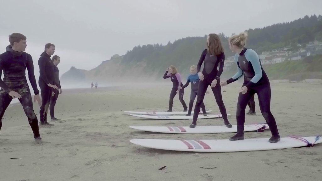 Surfing Lessons Lincoln City Oregon
