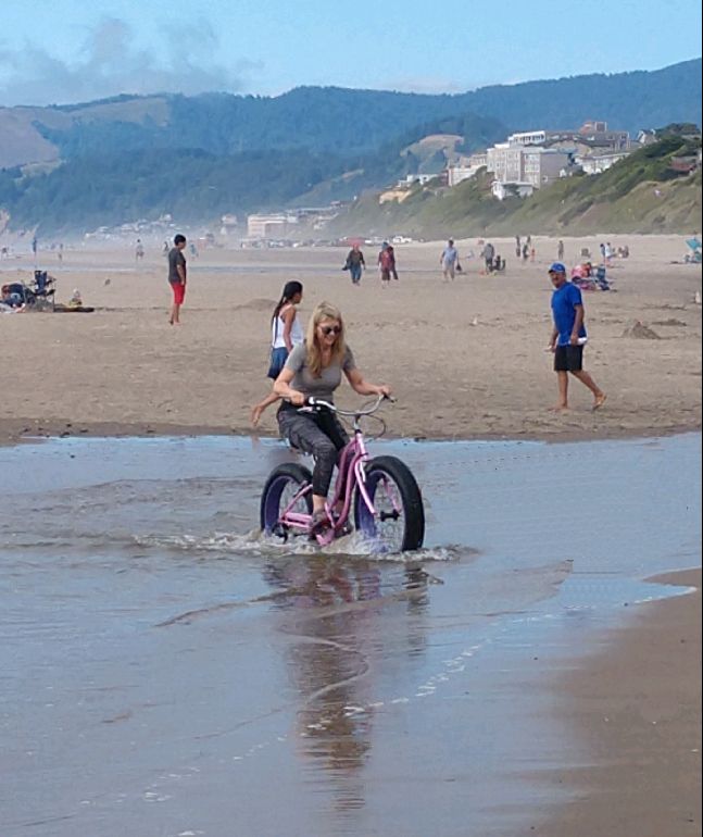 Fat Tire Bike Tour Siletz Bay Beach Ride
