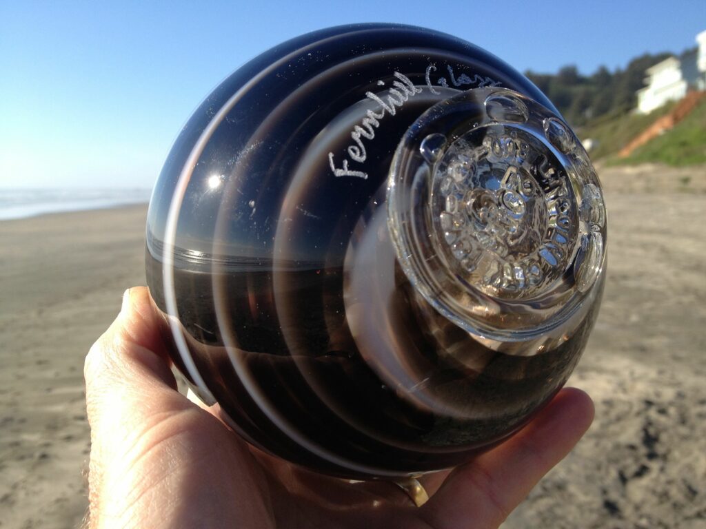 Find a glass float in Lincoln City Oregon