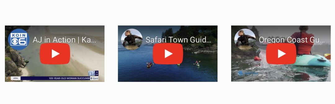 Oregon Coast Guided Kayak Tour Videos