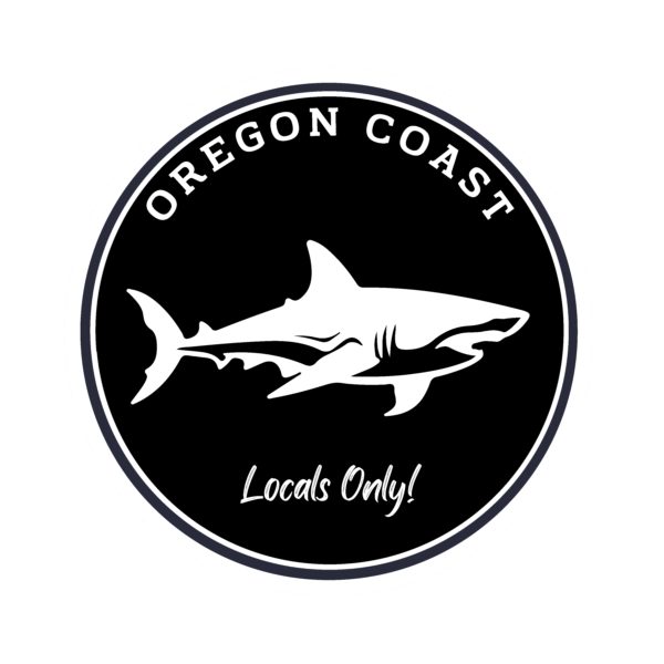 Locals Only Shark Sticker