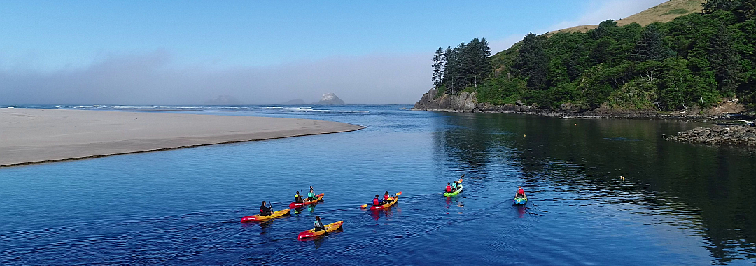 Safari Town Guided Kayak Tours Lincoln City Oregon